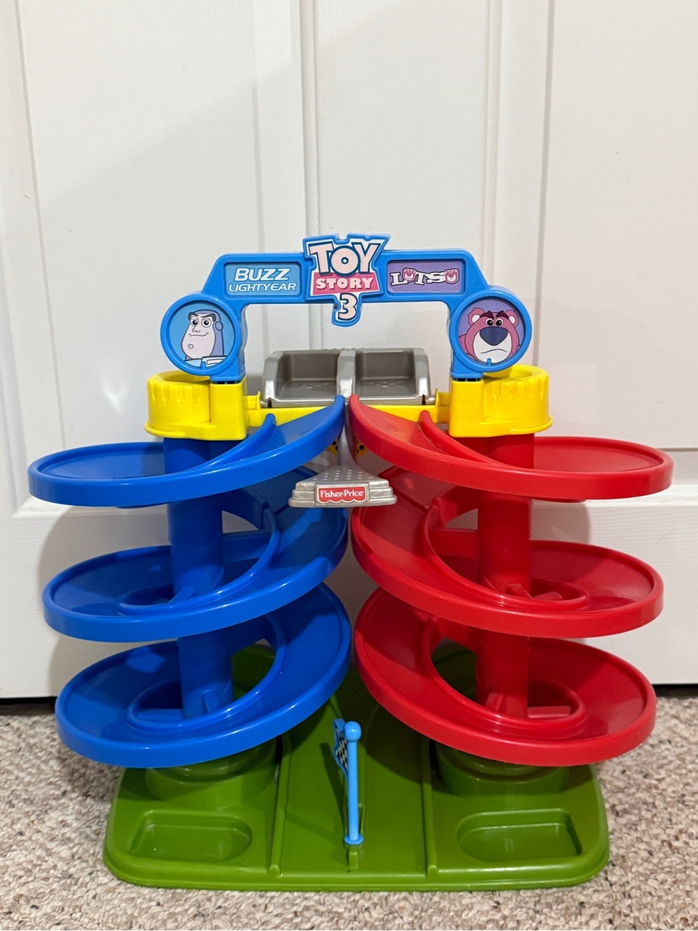 Fisher-Price Toy Story 3 Double Spiral Ball Run - Blue & Red sounds work!!!!